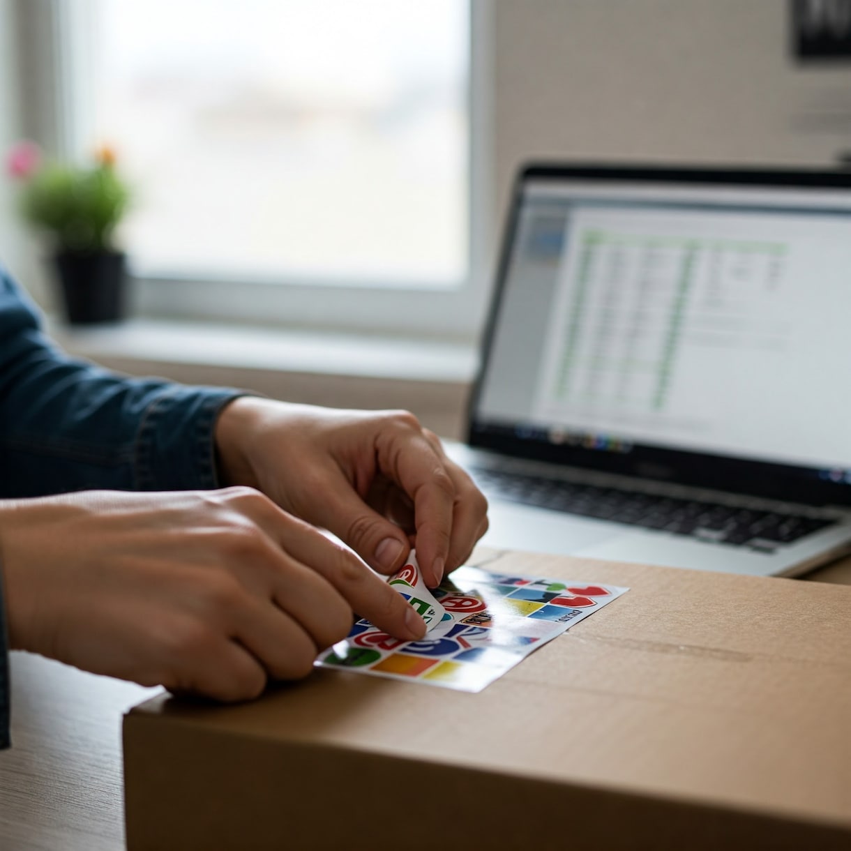 内職します シール貼り、チラシ入れします！(継続可) イメージ1