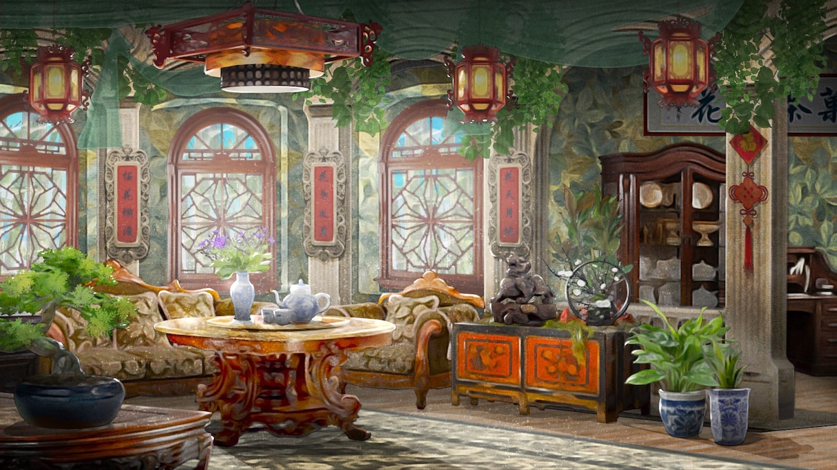 Vtuber部屋・ゲーム配信の背景イラスト描きます 貴方のオリジナル背景イラスト提供！追加料金無し商業利用可能 イメージ2