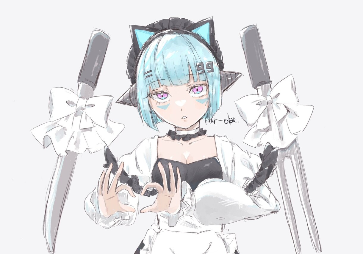かわいい女の子のイラストを制作します アイコンから1枚絵まで！優しい雰囲気の絵が得意です！ イメージ2