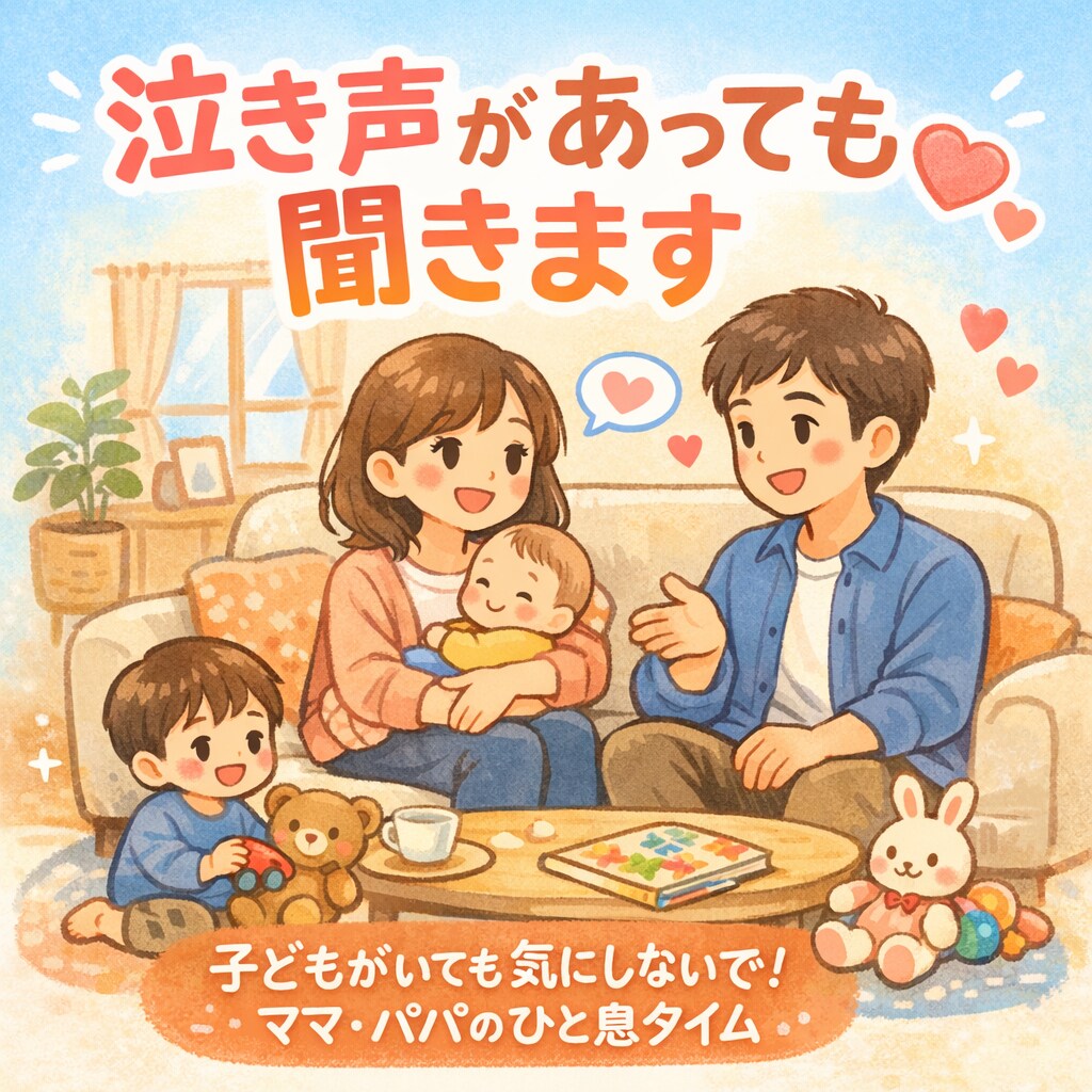 育児のモヤモヤを聞きます 子どもがいても気にしないで！ママ・パパのひと息タイム イメージ1