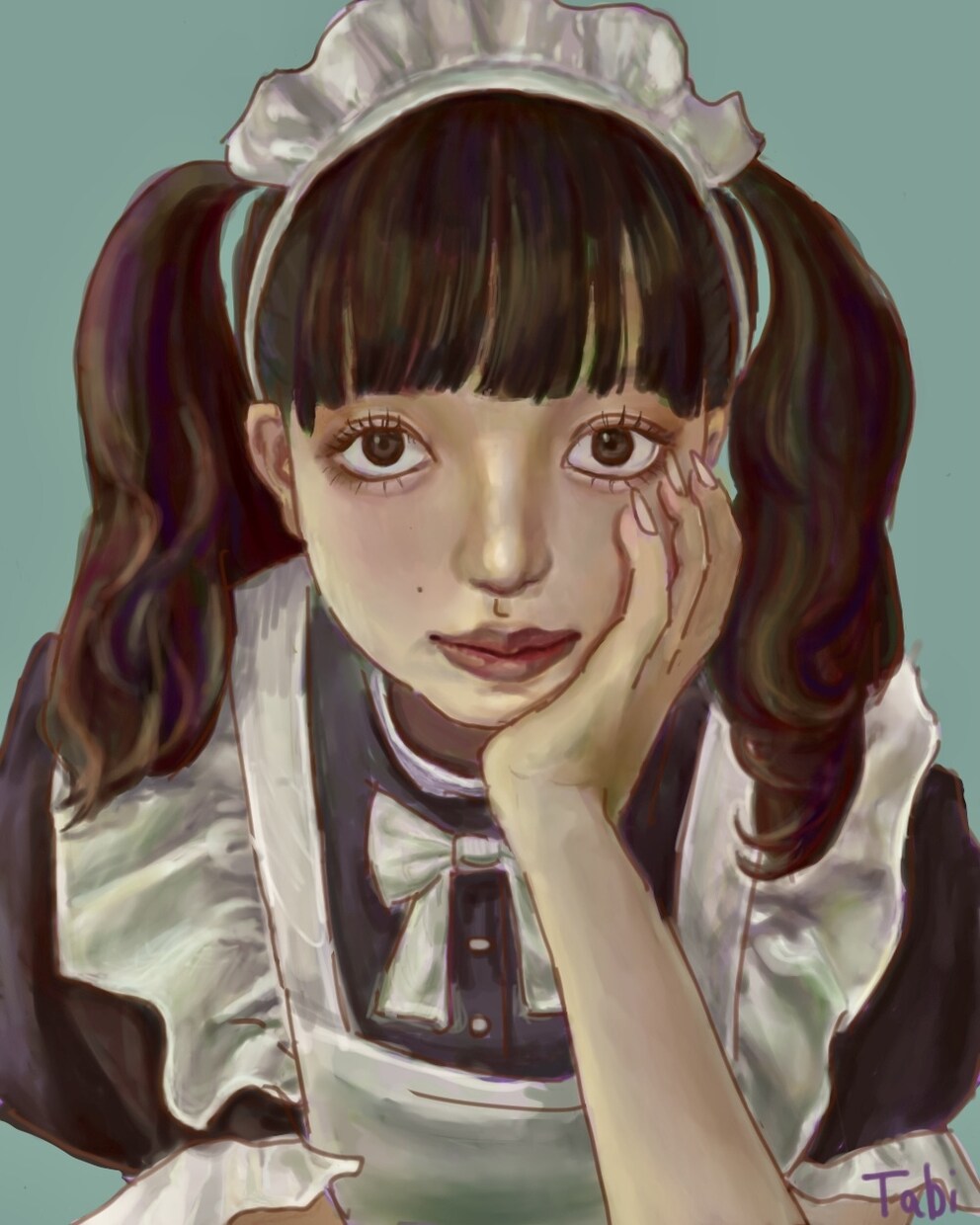 リアルで可愛い女の子のイラストを手描きで作成します 高クオリティ！アイコン、グッズ、サムネ、似顔絵などに！ イメージ4