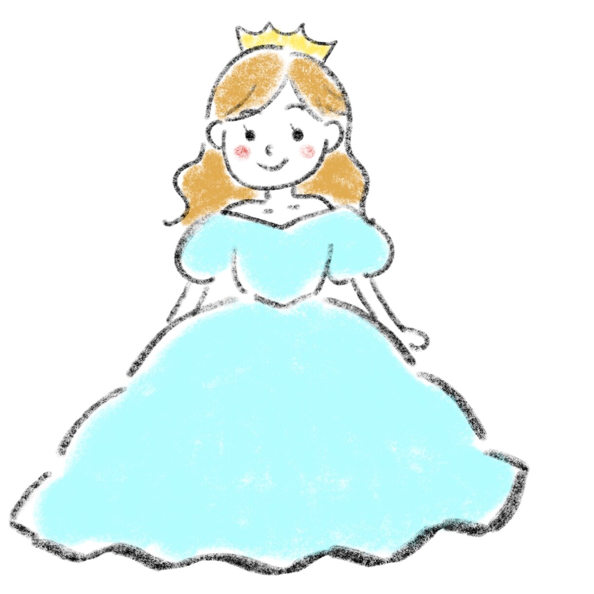 ゆるっとした人物画を描きます ほっとする、ゆるいタッチのイラスト イメージ3