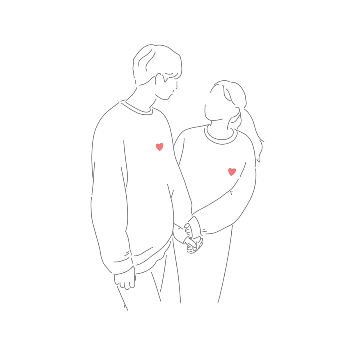 韓国風おしゃれアイコン♡線画イラストを描きます 【25件まで¥2,000限定価格】カラー1色無料ᝰ︎✍︎ イメージ6