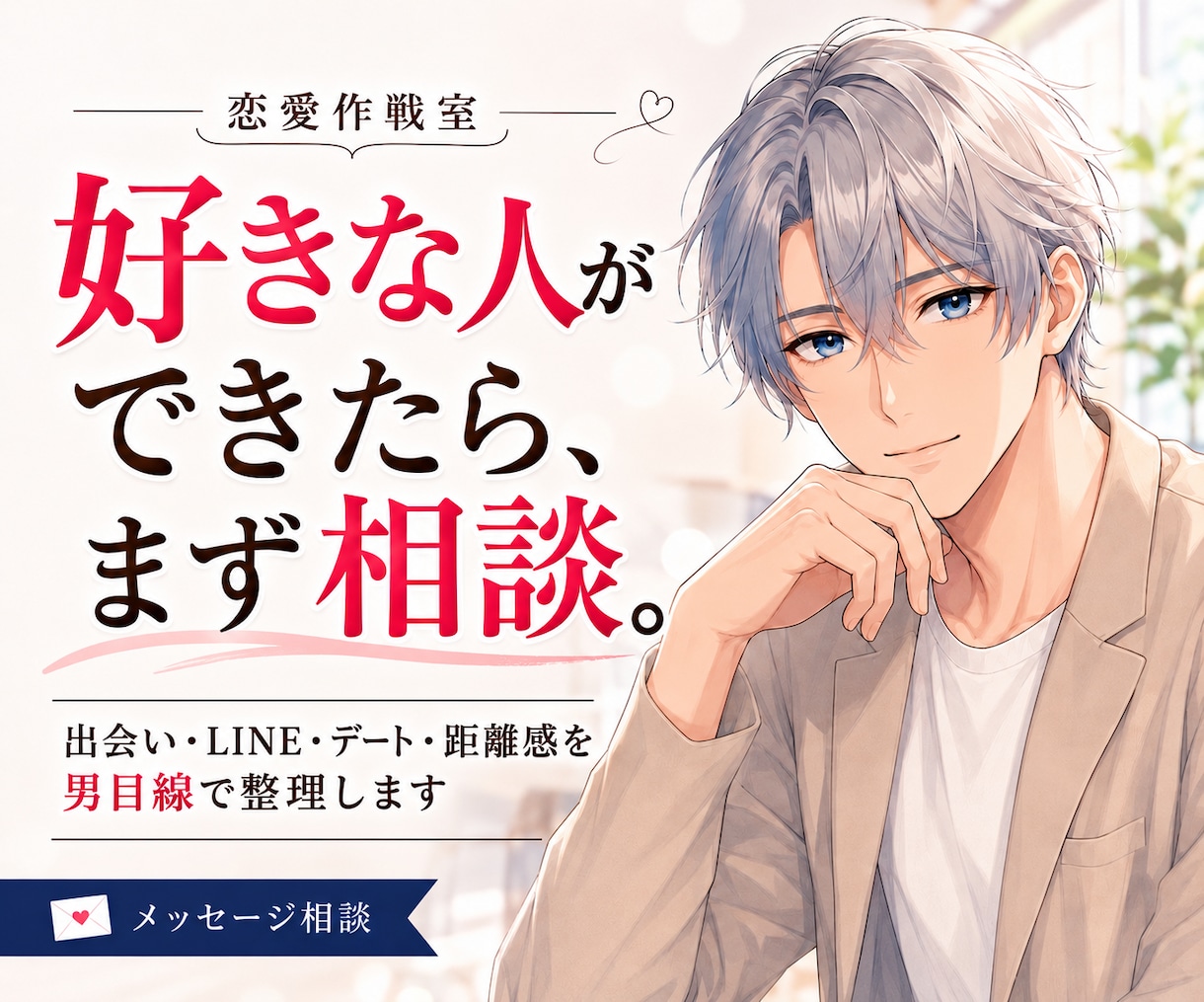 付き合う前のLINEと今後の動き方を整理します 送る・待つ・誘うの迷いを男目線で一緒に考えます イメージ1