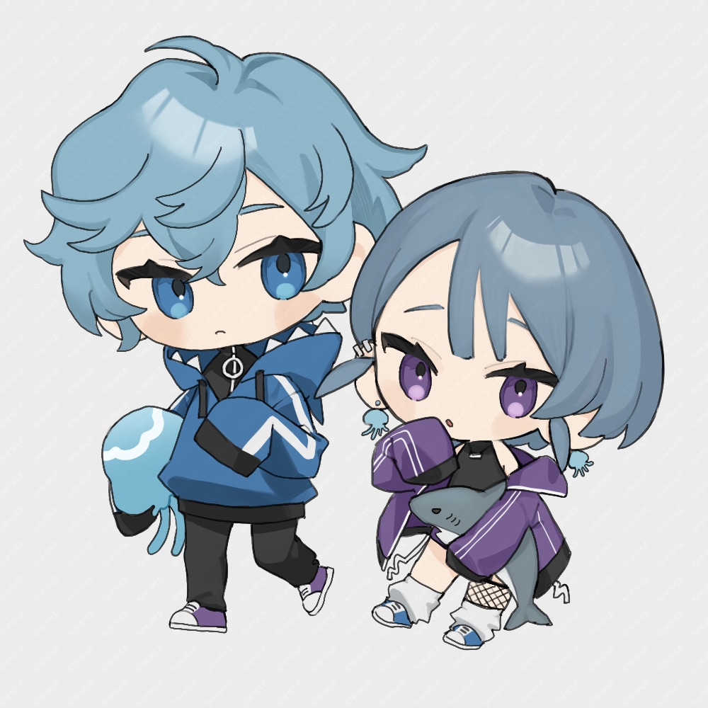 シンプルかわいいSDイラストを描きます 二次利用OK◇動画素材/TRPG/フラスタ/グッズなどに イメージ2