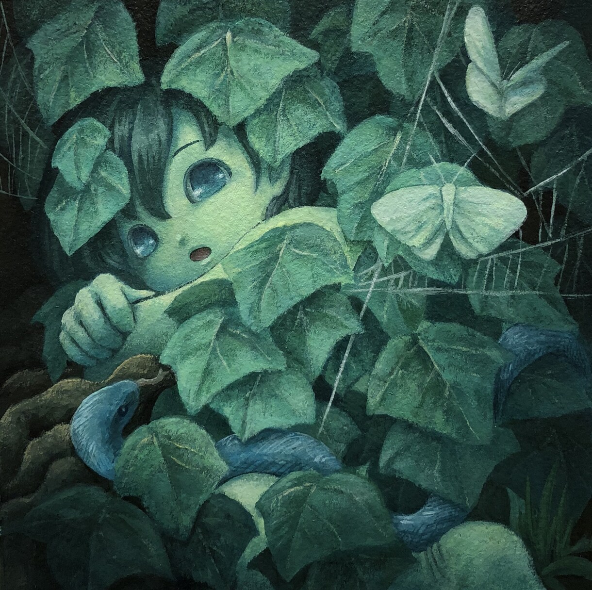 キャンバスにアナログイラストをお描きします プレゼントやインテリアなどにいかがでしょうか？ イメージ3