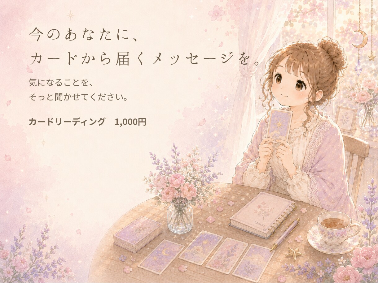 カードであなたの今を読み解きます 今のお悩みを1つ、気軽にご相談ください イメージ6