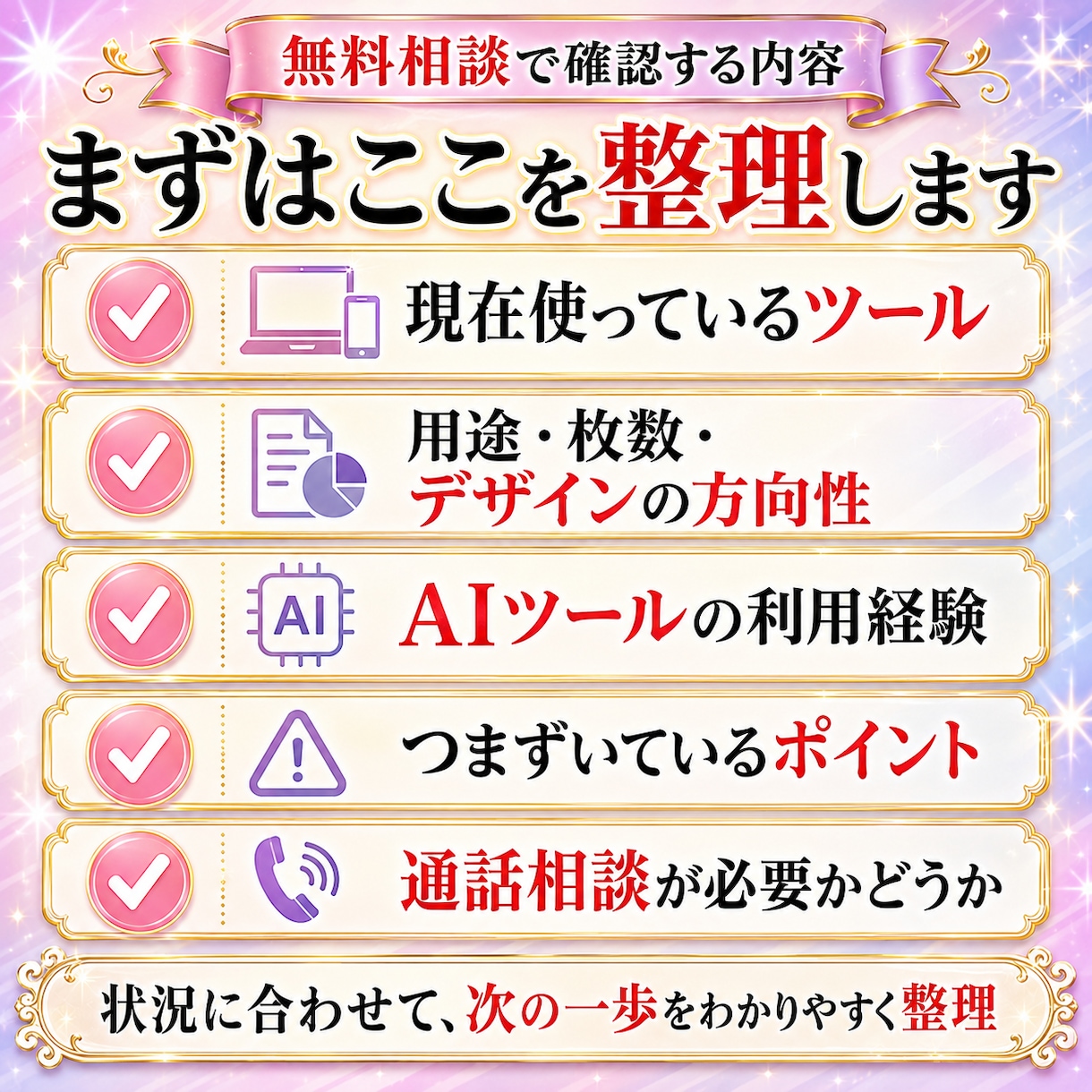 ClaudeでのAIスライド生成サポートます 無料ココナラメッセ相談＋通話でスライド作成スキルを整理 イメージ5