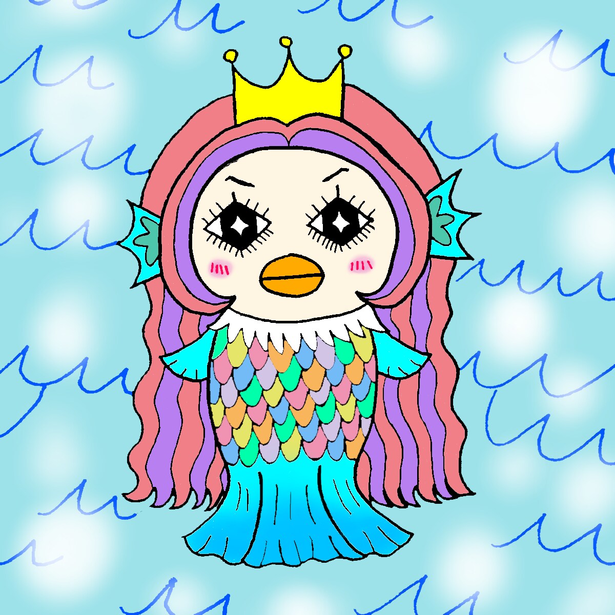 イラストを制作します ibisPaintXで可愛い、個性的なミニキャラを描きます！ イメージ3