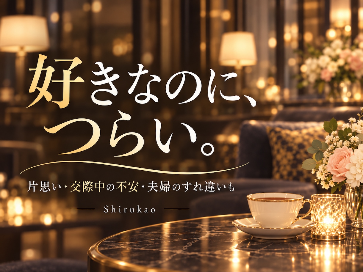 男女の恋愛・婚活の悩みに本音で答えます ただの共感では終わらない！女性目線の率直なアドバイス イメージ3