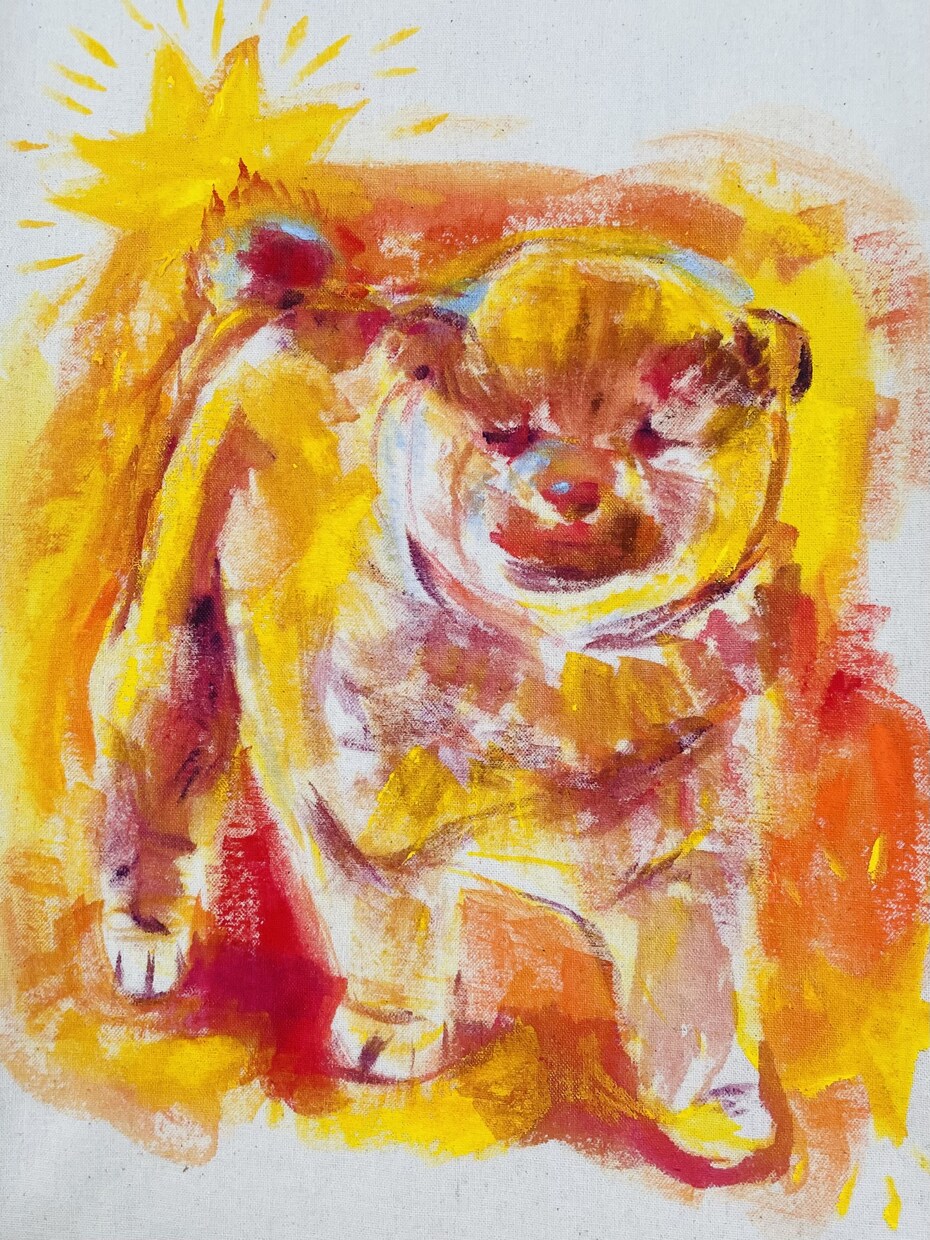 ペット・ご家族の似顔絵を色鮮やかに描きます 自由な色彩で、愛するペットやご家族を鮮やかに表現します！ イメージ5