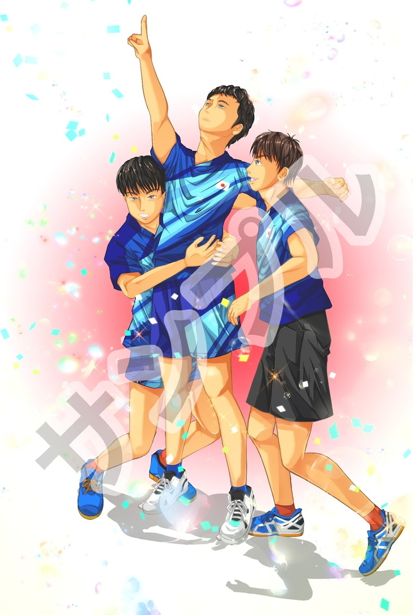 思い出に残る似顔絵風イラスト制作します 似顔絵風イラストで、願いを叶えよう！ イメージ2