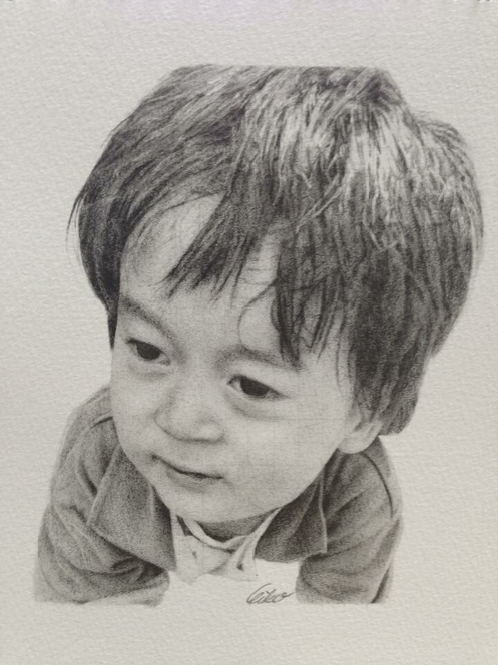人やペットなど思い出の写真をお描きします ＊大切なお気に入りの写真を絵で残したいあなたへ＊贈り物にも♪ イメージ3