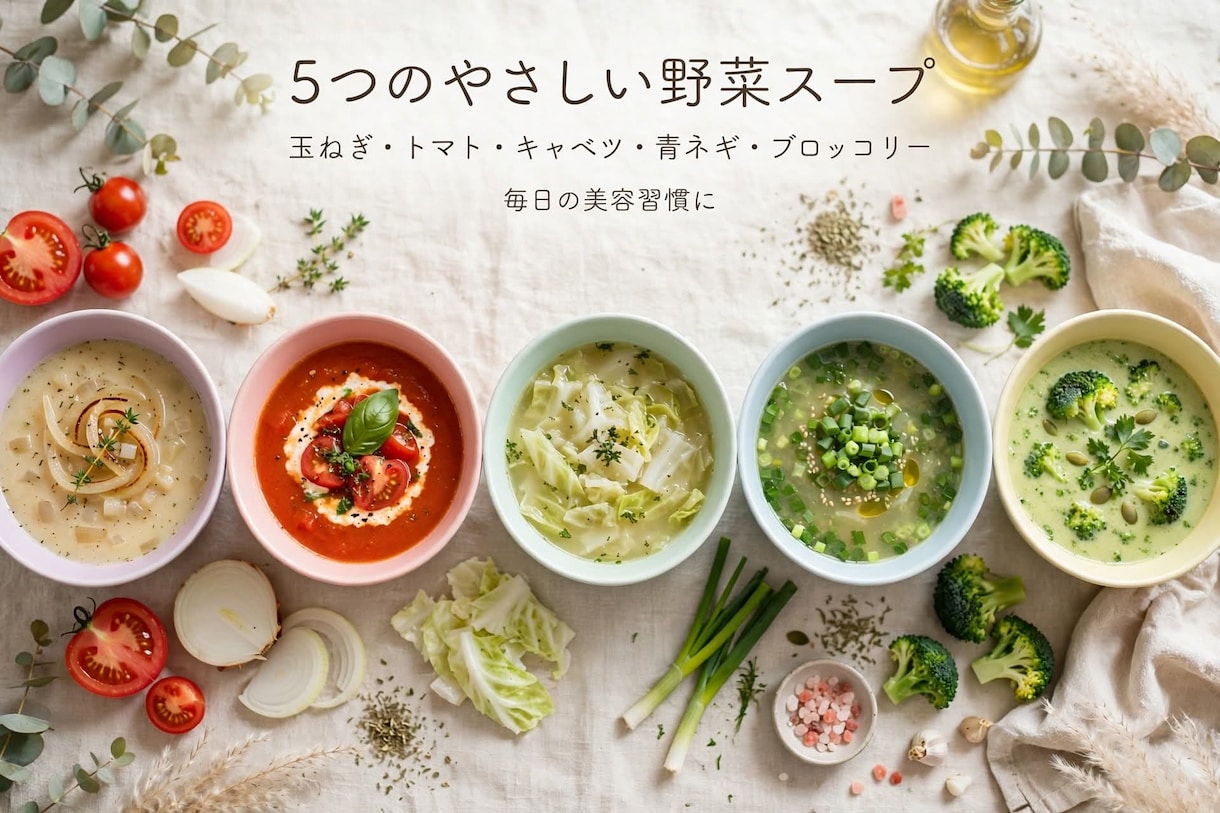 優しいスープで、ご自身の健やかさをサポートします カンタン、身体に優しい生活習慣、はじめませんか？ イメージ1