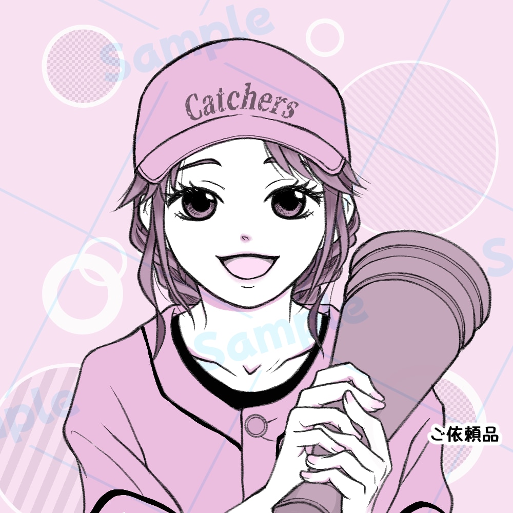 推しのカラーやモチーフで概念アイコン描きます 推し活専門★普段使いに最適◎個性が引き立つ漫画風テイスト イメージ4