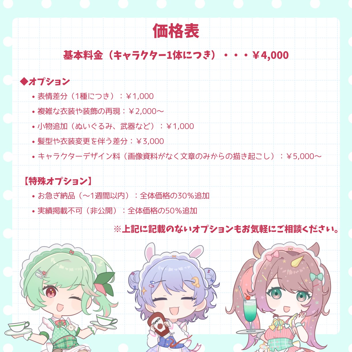 可愛いSD・ミニキャライラスト描きます 商用利用〇！グッズやサムネに使えるデフォルメイラスト！ イメージ4