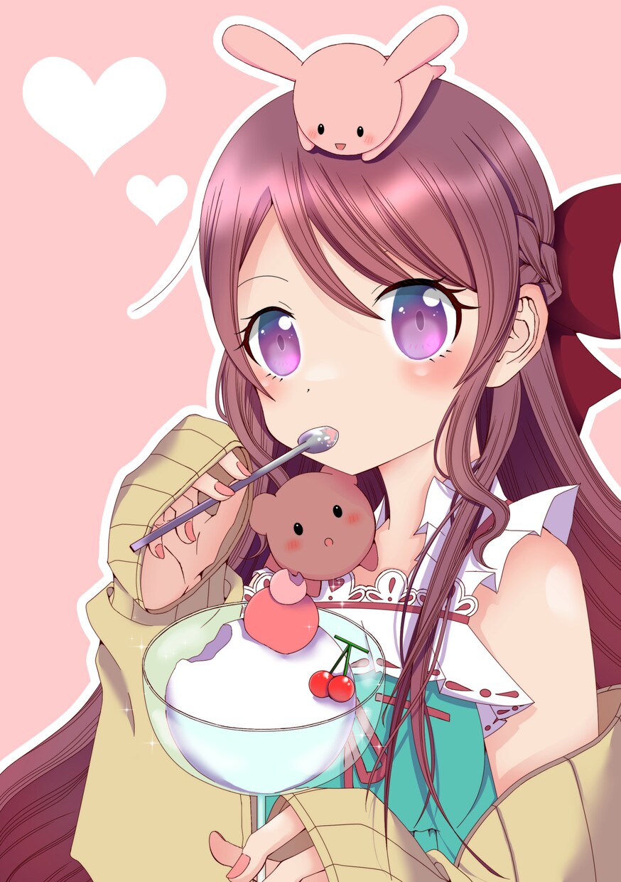 SNSのアイコン作成します かわいい系の絵柄のアイコンにしたい方向けです。 イメージ1