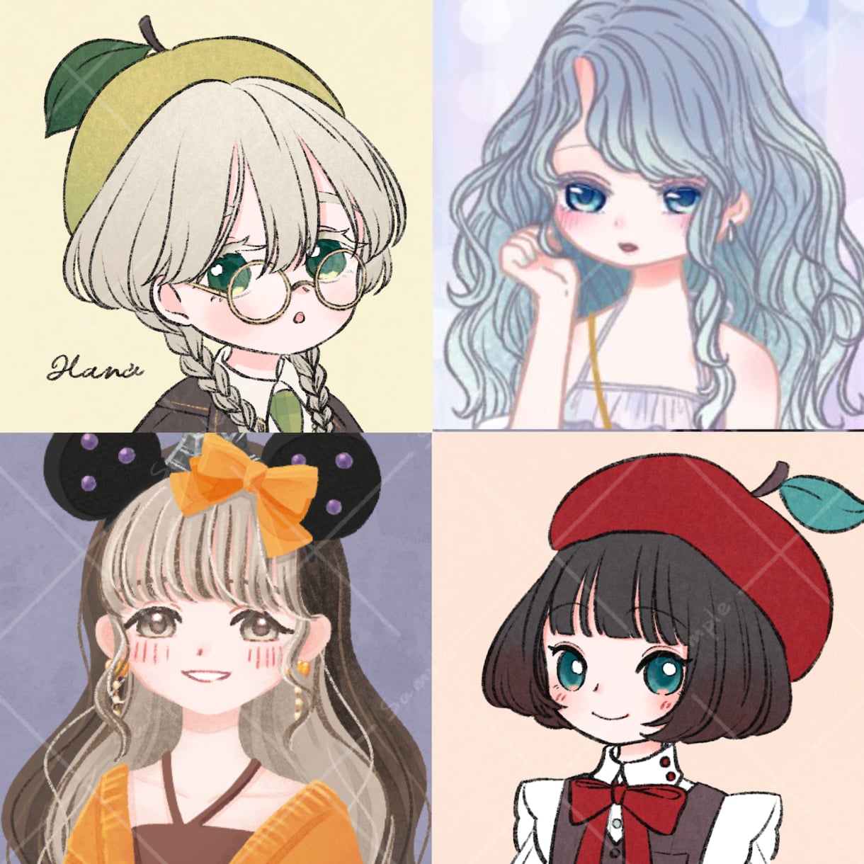 SNSなどで使えるアイコン描きます 可愛い女の子を描いて欲しい方へ！ イメージ1