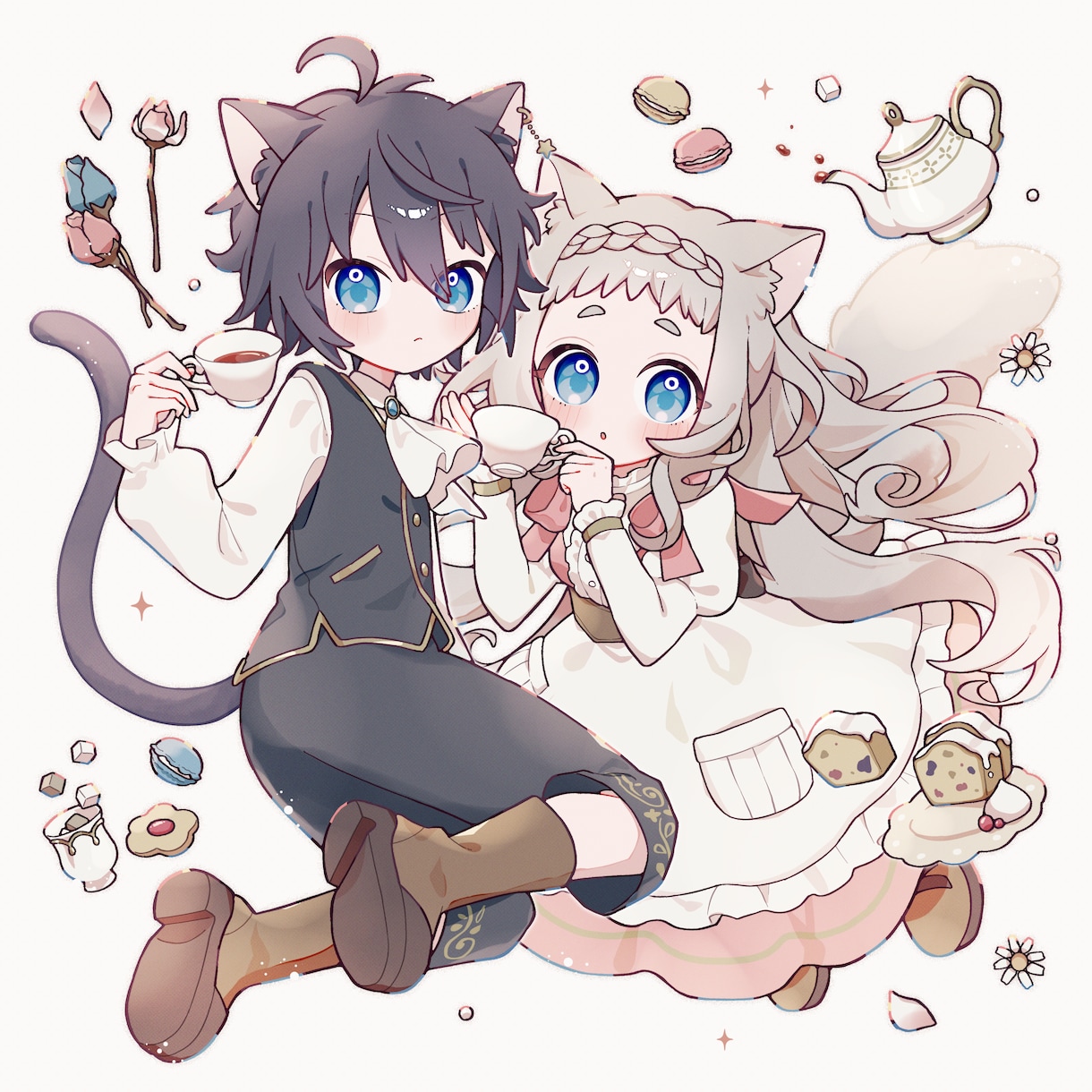 ポップで目を引くイラストを描きます グッズ等にも使えるふわふわポップな全身イラストを描きます！ イメージ6
