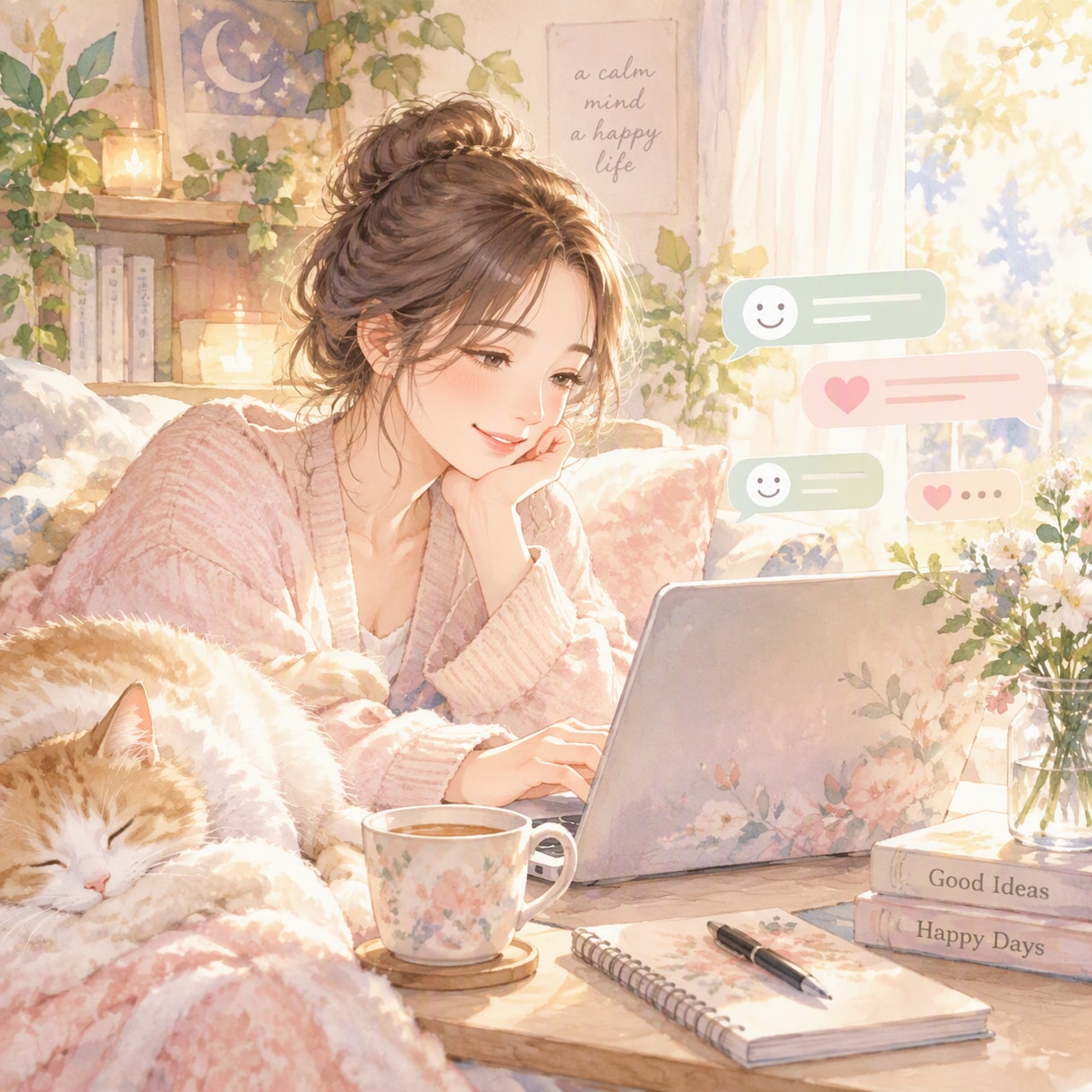 なんとなく話したい日に、お付き合いします 話がまとまっていなくても大丈夫です。 イメージ1