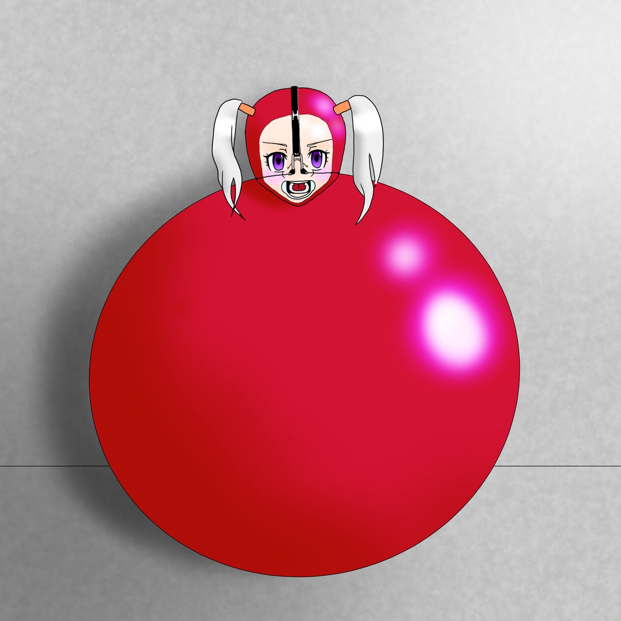 キャラクターの顔をアップで映す構図を考えております SNS用ちょっとフェティッシュなキャラアイコン イメージ2