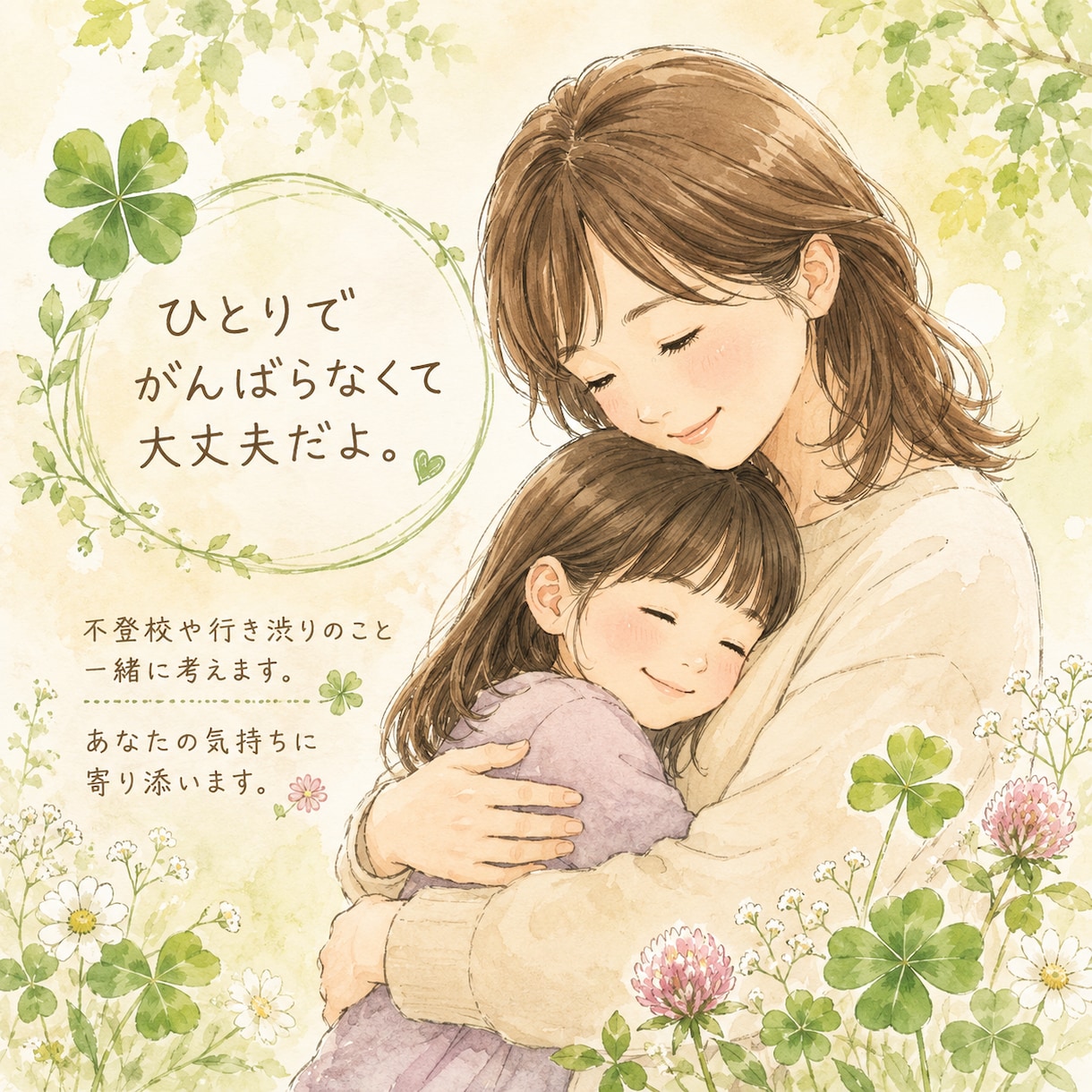 不登校・発達障害を持つ現役ママが相談に乗ります 子育て相談・ＨＳＣ・行き渋り・不登校・発達障害など イメージ1