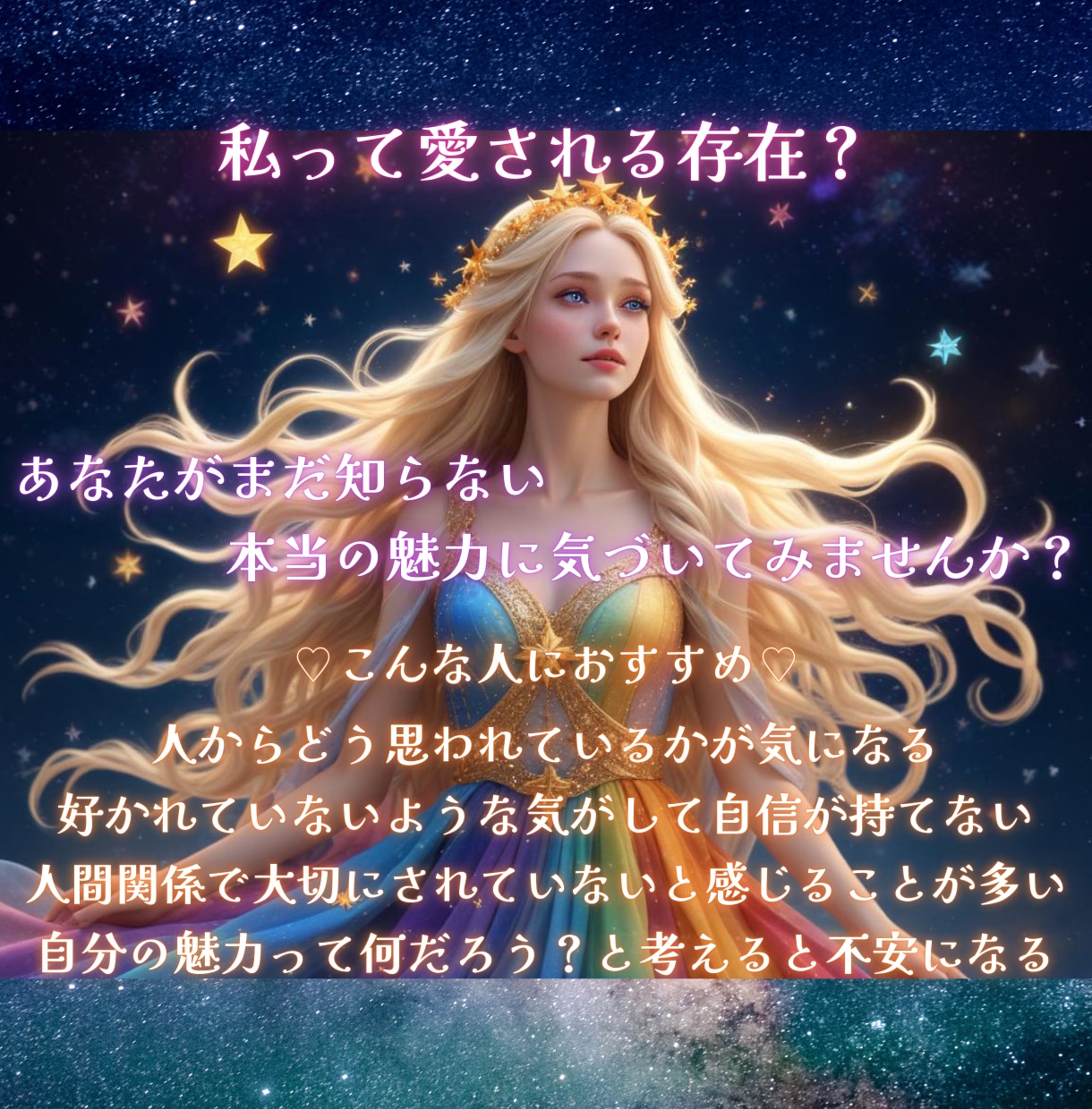 鑑定歴15年のプロがあなたの愛され資質を霊視します 私の魅力ってどこ？自分でも気づいていないあなたの本当の価値♡ イメージ5
