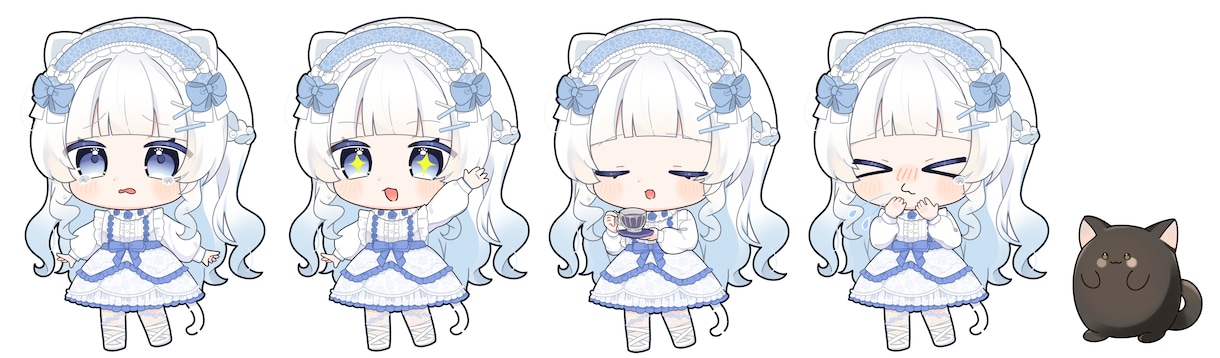 商用可能 デフォルメ ミニキャライラスト描きます 商用料金込み◎かわいいSDキャラをあなたのために制作します イメージ6