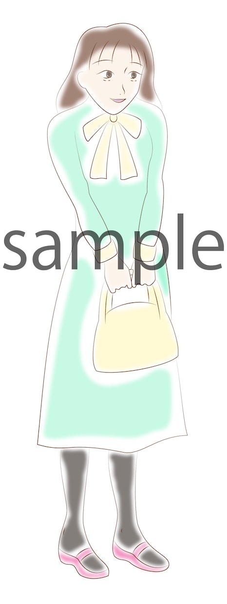 おしゃれ！リアルめ！女性の立ち絵描きます snsなどでお使いいただける、女性の立ち絵イラスト描きます。 イメージ2