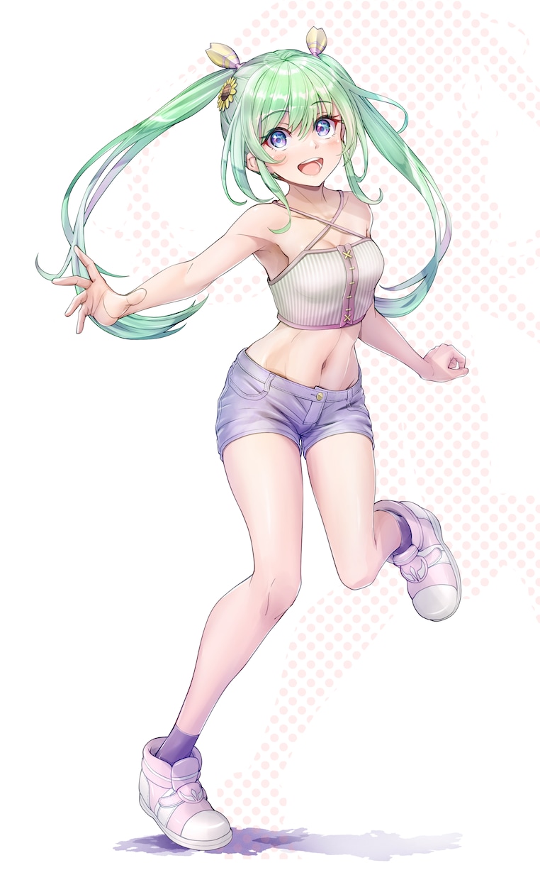 美少女アイドル・イラストを描きます Vtuber用等の動画で使用するアイドルイラストを描きます。 イメージ5