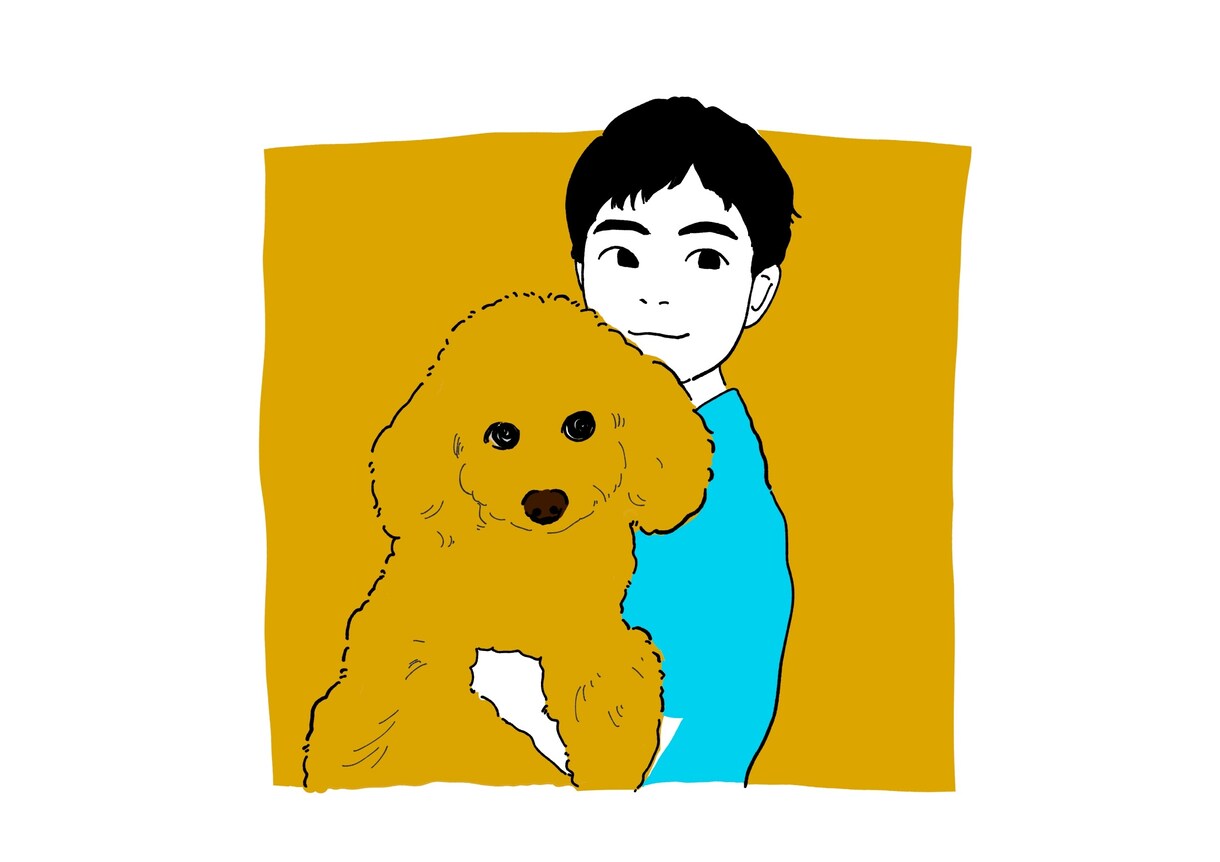 動物のご家族にがおえを作成します 完成画像でオリジナルグッズ、LINEスタンプ作れます！ イメージ7