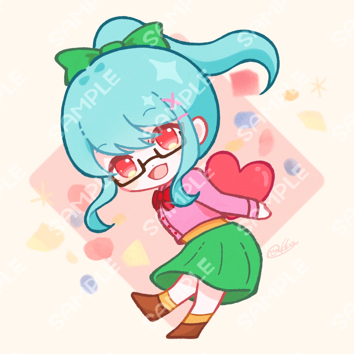 ポップでかわいいミニキャラをお描きします 人物キャラクターから動物まで対応可能♪ イメージ6