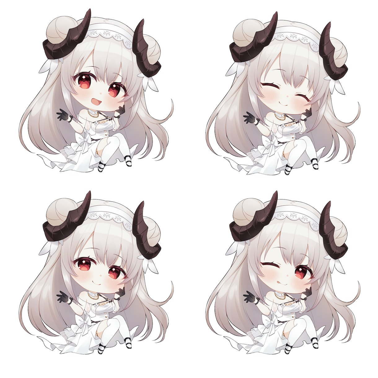商用利用◎ミニキャラ制作します 【可愛いデフォルメイラスト】グッズや動画素材などに！ イメージ7