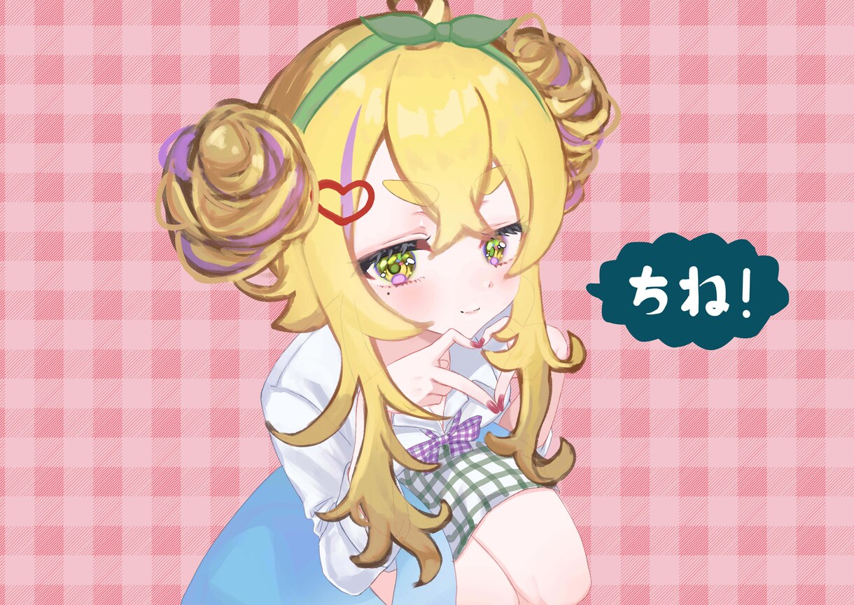 可愛い女の子を可愛く描きます 動画のサムネや歌ってみたのイラストにおすすめ！ イメージ5