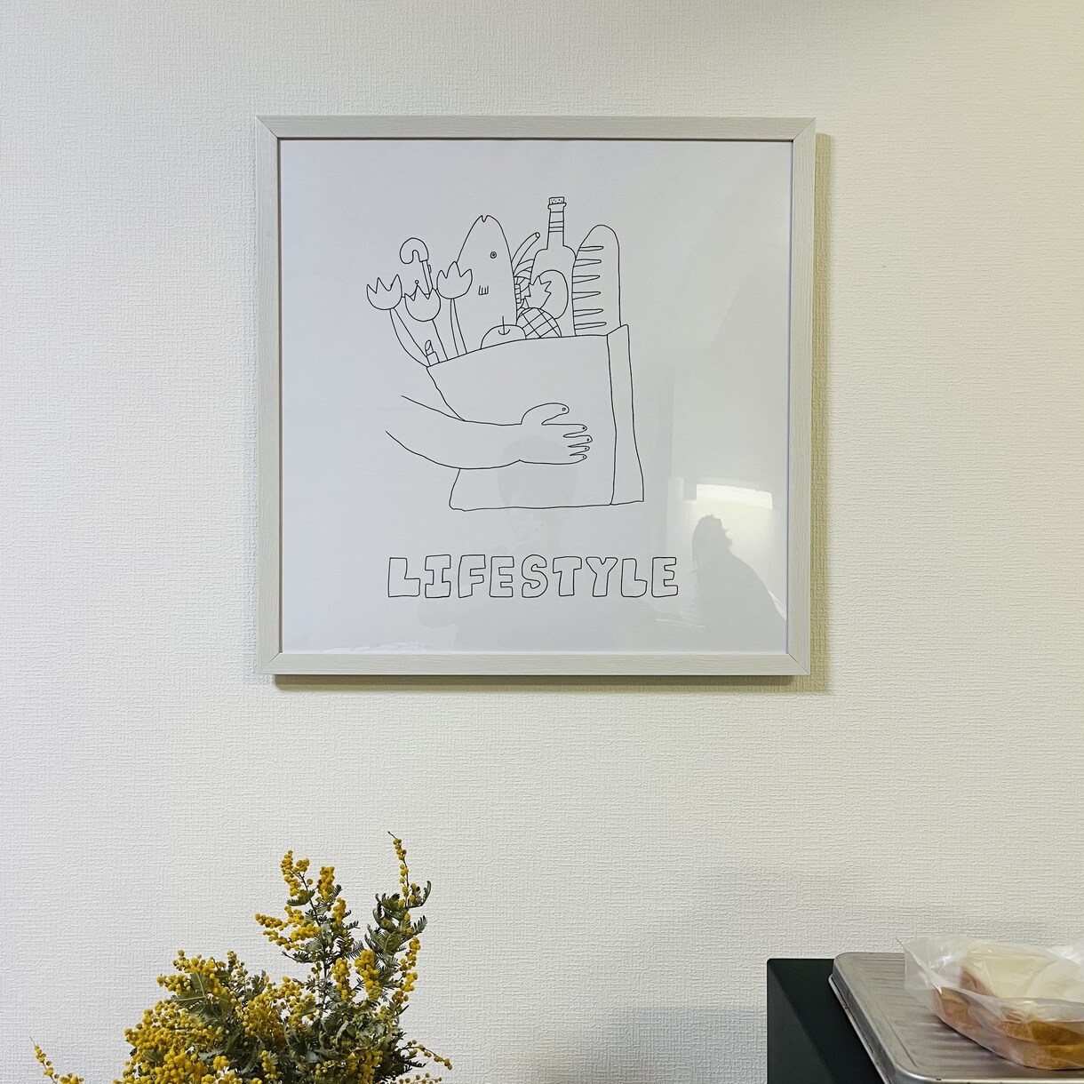 ゆるくてかわいいウォールアートを作成します 1枚絵 壁掛け 絵画 art painting イメージ2
