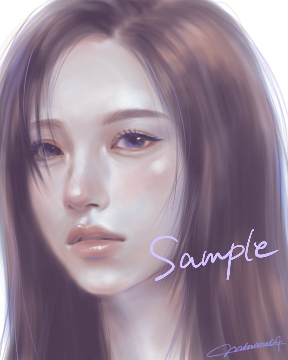 感情をテーマに「強さ」「透明感」ある女性を描きます あなたにそっと寄り添う、お守りのような一枚絵をお届けします イメージ3