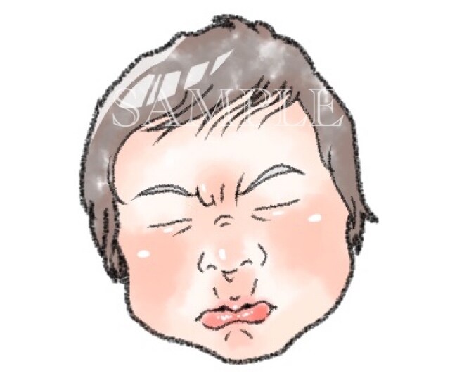 可愛いお子さんのお写真を可愛いイラストに仕上げます SNSで我が子の写真を出すのに抵抗がある方などにオススメです イメージ2