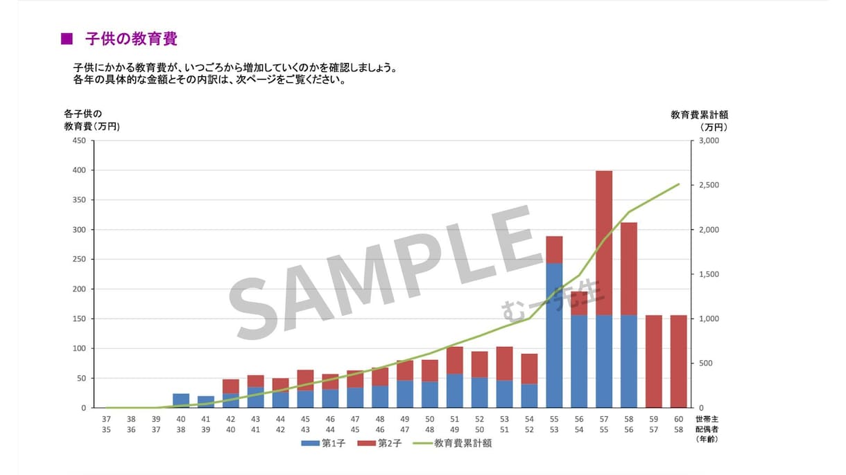 お金の不安を見える化するライフプラン作ります 考える時間がなくてもOK！将来の見える化をサポートします イメージ4