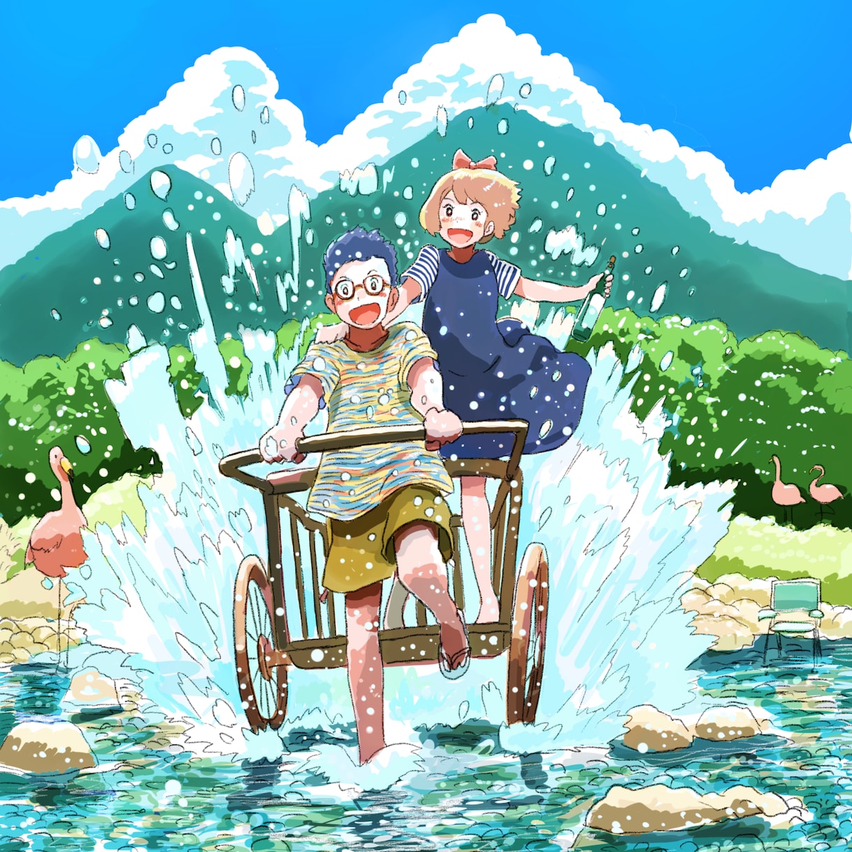 味のあるアナログ風な絵・漫画を描きます アナログ（線画）+デジタル（着彩）でイラストを描きます。 イメージ8