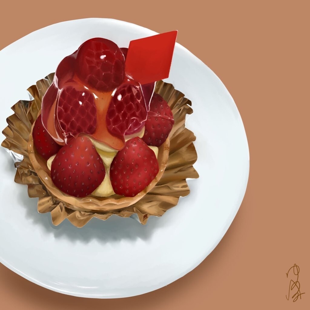 スイーツや植物のリアルイラスト描きます SNSアイコンや壁紙、チラシやメニューなどにも！ イメージ2