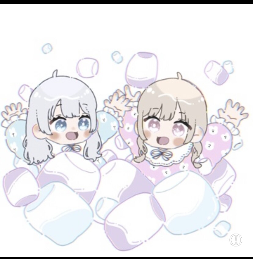 緩かわべびちゃんの量産お描きします 量産イラスト(ヘッダーサイズ)でペア画にお困りの方はぜひ！ イメージ2