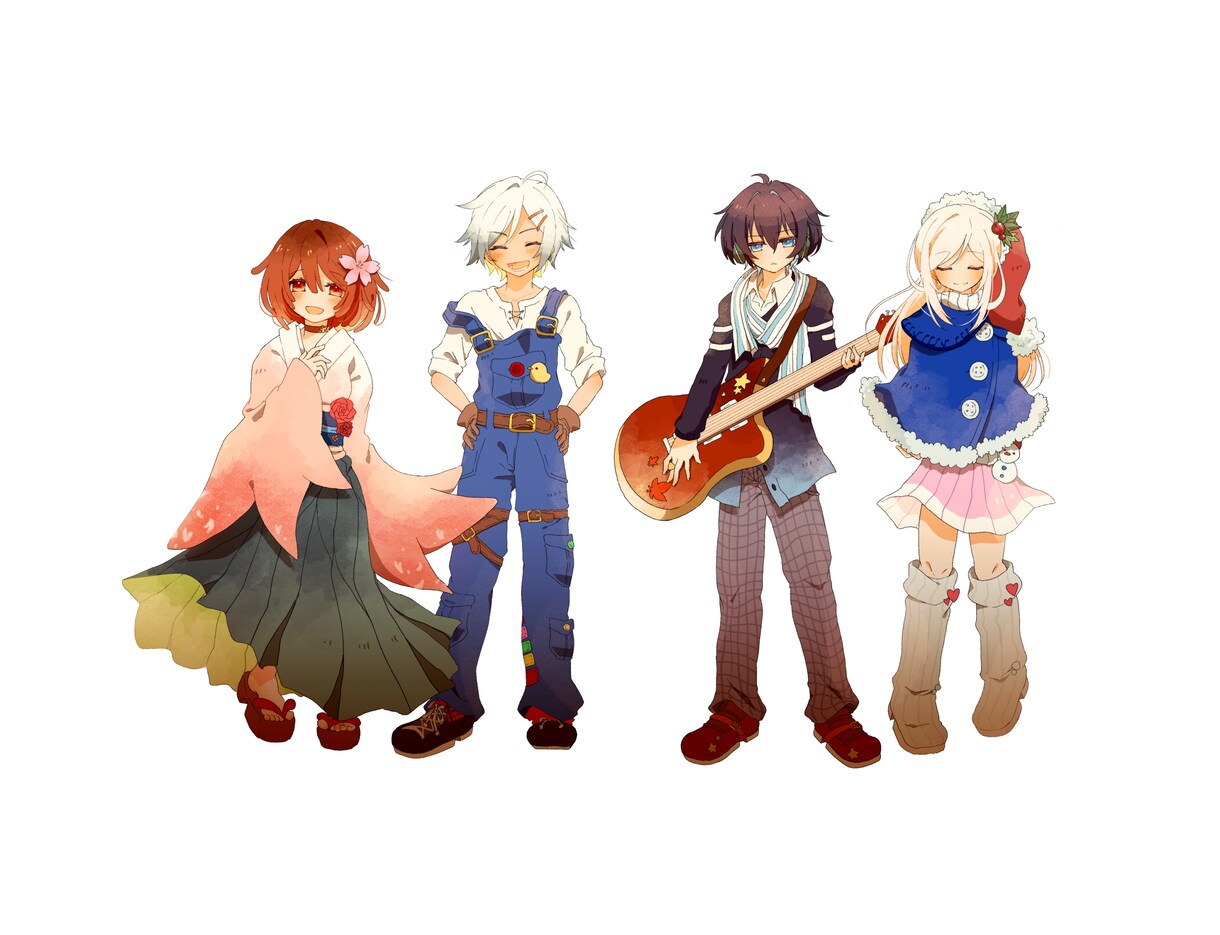 立ち絵イラストを作成します 可愛い系のイラストが得意です！ イメージ1