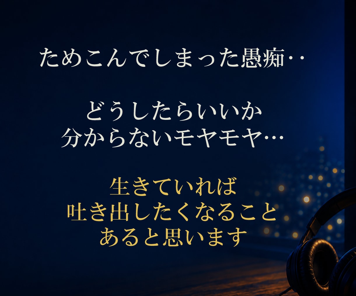 ガマン出来ないこと吐きだしませんか？ お聞きします 『もう限界・・』ってときに　寄り添います　●秘密厳守 イメージ2