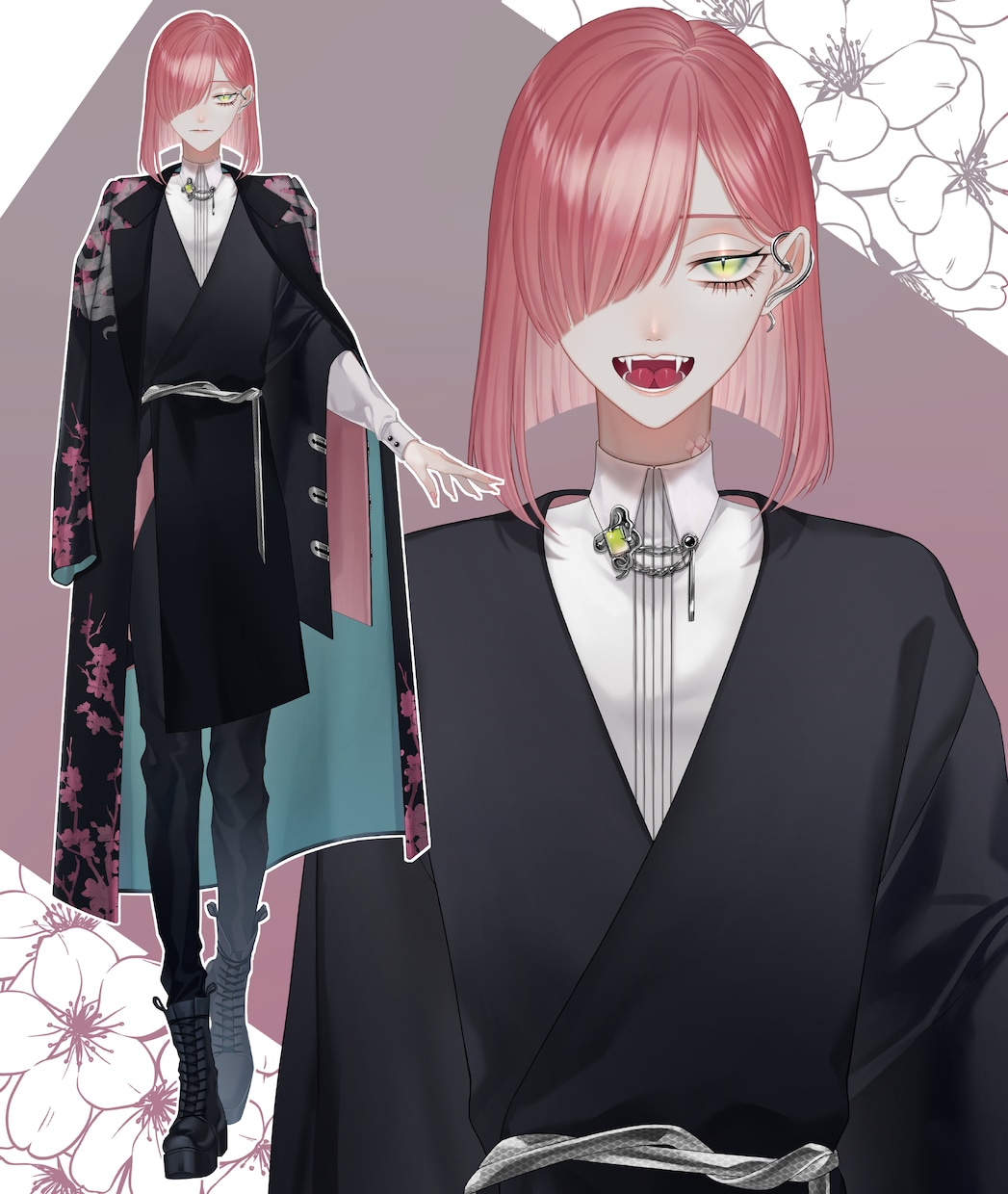 VTuberやIRIAMの立ち絵を制作します 中性的！美しい！かわいい！かっこいい！アナタの理想を形に イメージ5