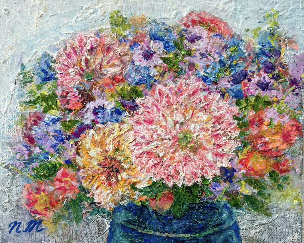 アクリル画、何が届くか楽しみなアートをお届けします 【原画】一点ずつ丁寧に描いたアクリル画を配送します。 イメージ3