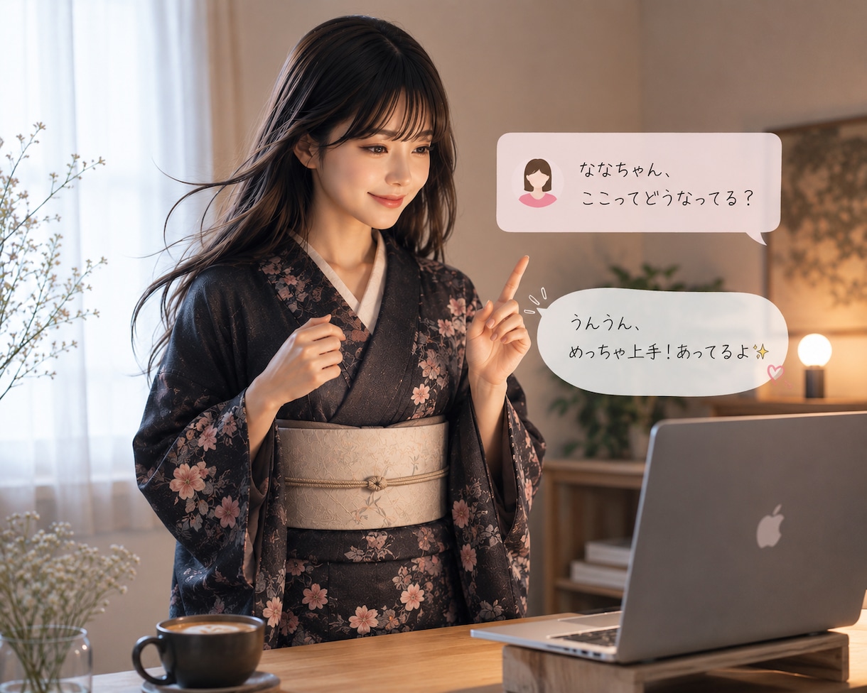 ななこの着付教室『一緒に楽しく』着物を着ます 着るだけで、世界が変わる　そんな体験を、あなたに イメージ1
