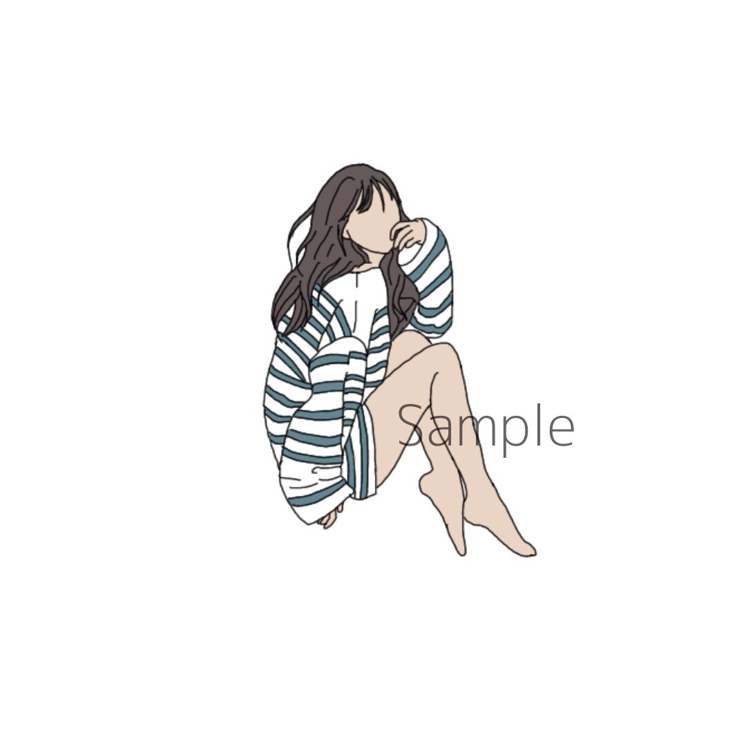 お好きなお写真、線画イラストにします シンプルでお洒落なイラストをお求めの方に❤︎ イメージ2