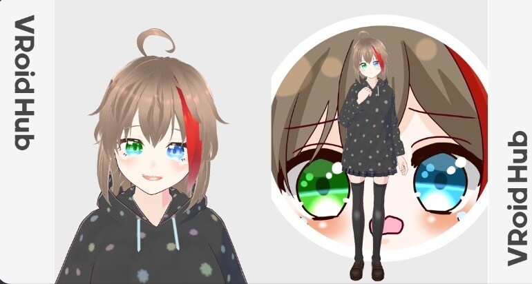 VRoidで簡単な3dモデル作成します 趣味の範疇なので低コストでのご提供です イメージ2
