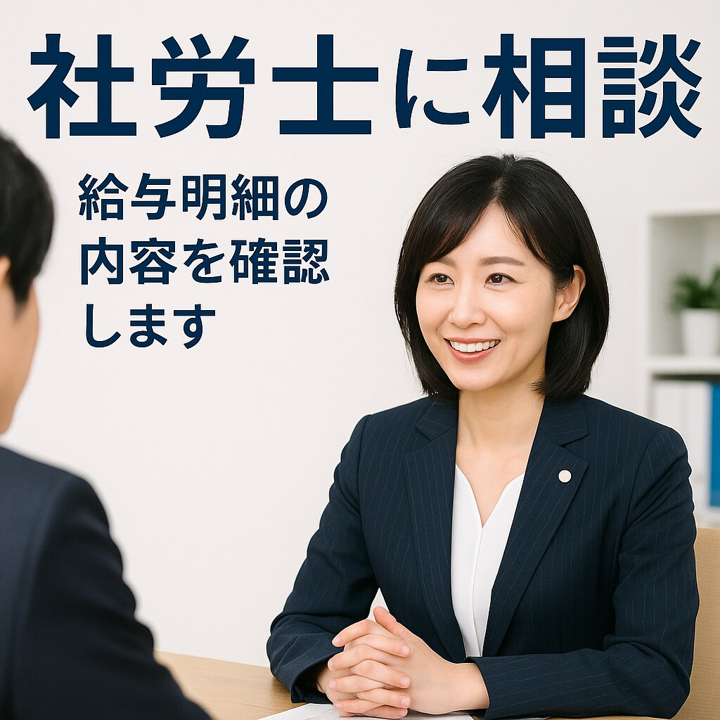 あなたの給与明細あってますか？確認します 知らないと損！給与明細の計算ミス・違法控除を社労士がチェック イメージ1