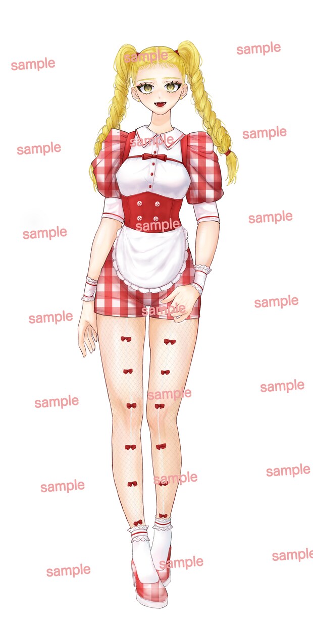 イリアムでも使用可能なオリジナル立ち絵を制作します 滑らかな反応のお顔と可愛いデザインのキャラクターをご提案！ イメージ2